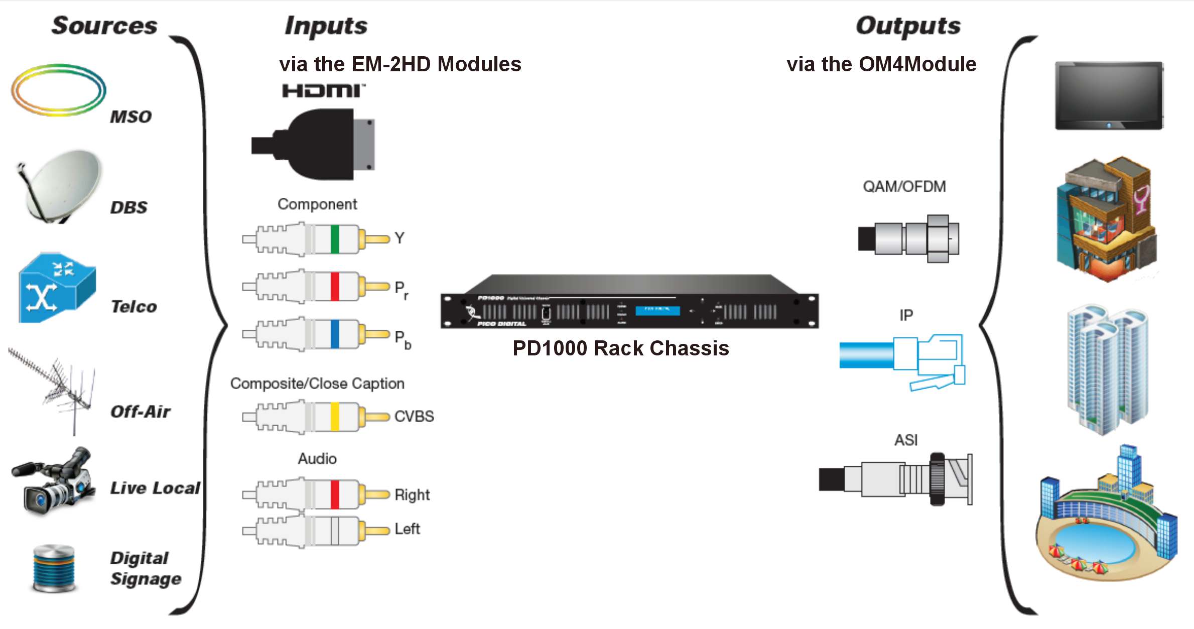 a making rca to bnc PD1000 Platform Dense Digital HD/SD Universal Digital Pico